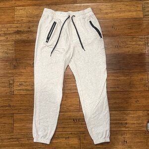RSQ Light Gray Joggers with Black Accents